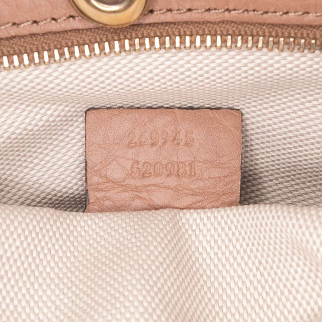 Gucci Medium Leather Bella Tote - Detail 1