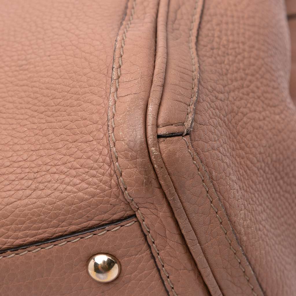 Gucci Medium Leather Bella Tote - Image 12