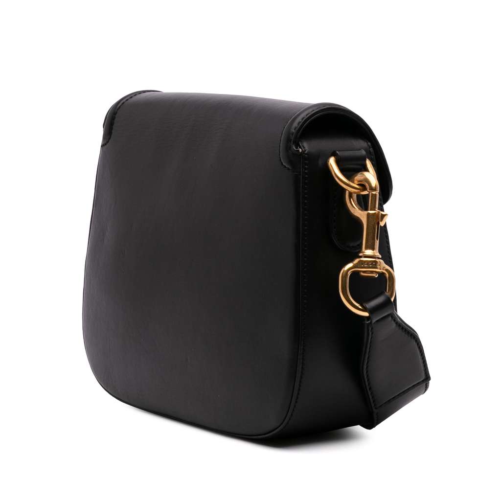 Gucci Medium Leather Lady Web Crossbody - Back view