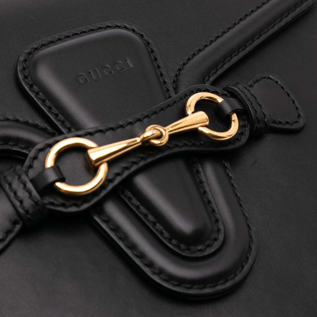 Gucci Medium Leather Lady Web Crossbody - Detail 2
