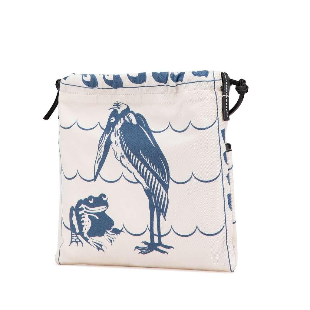 Loewe Anagram Canvas Drawstring Crossbody - 2