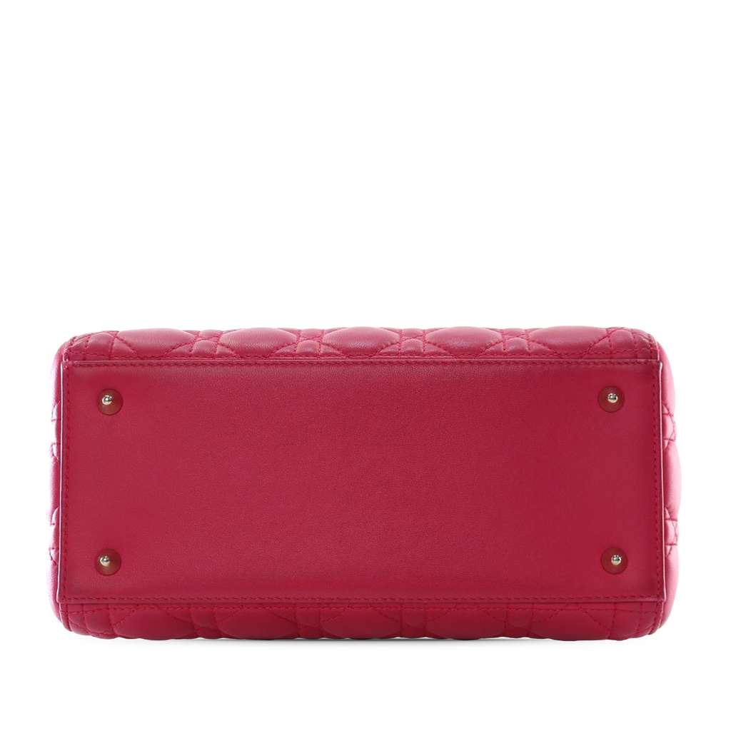 Dior Medium Lambskin Cannage Lady Dior - 3