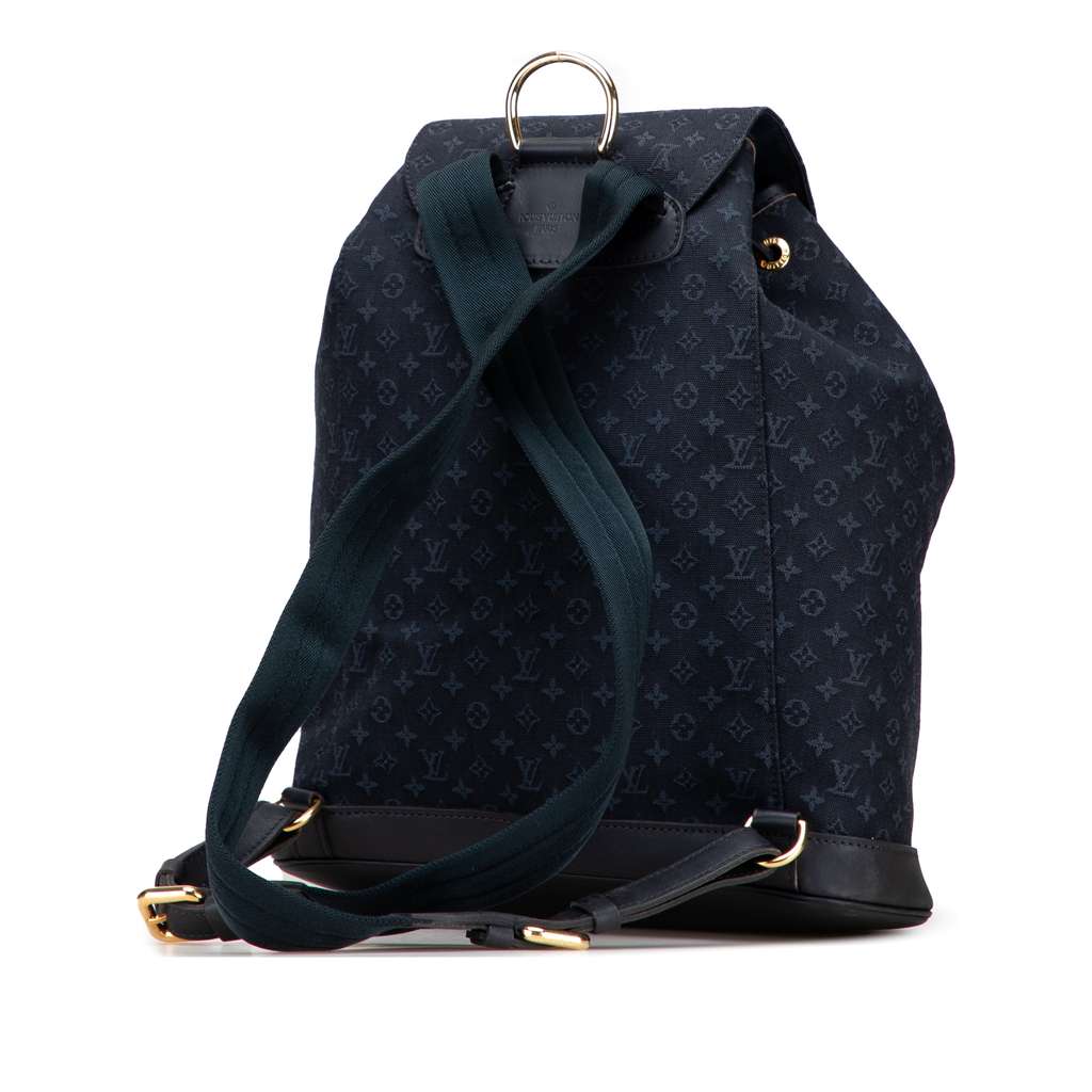 Louis Vuitton Monogram Mini Lin Montsouris GM - Back view