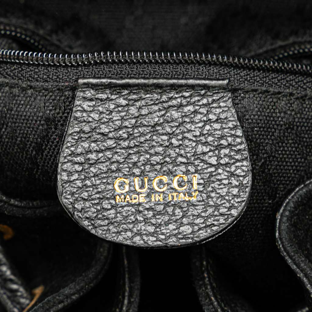 Gucci Suede Bamboo Backpack - 5