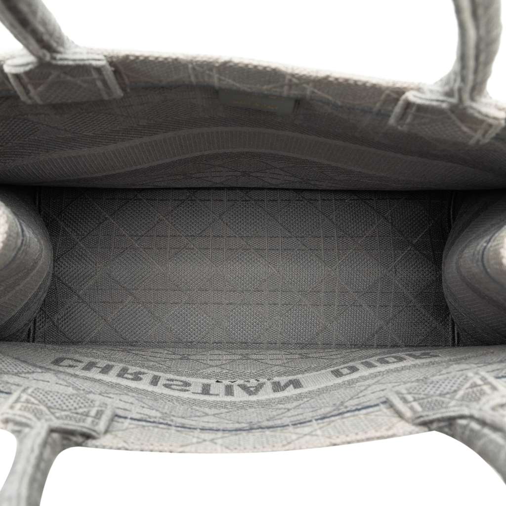 Dior Medium Cannage Embroidered Book Tote - 5