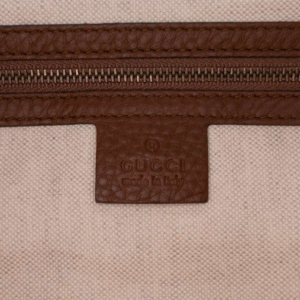 Gucci Medium Leather Ride Top Handle Bag - Side view