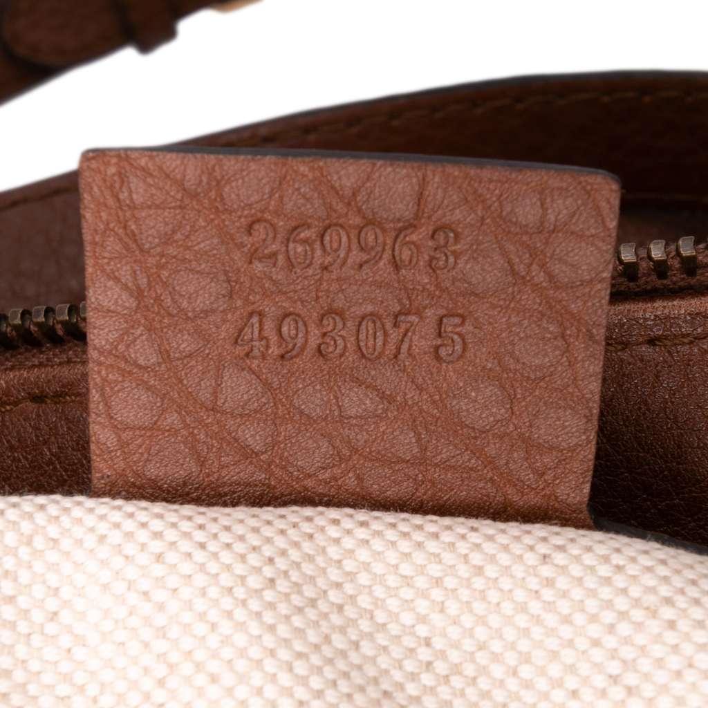 Gucci Medium Leather Ride Top Handle Bag - Detail 1