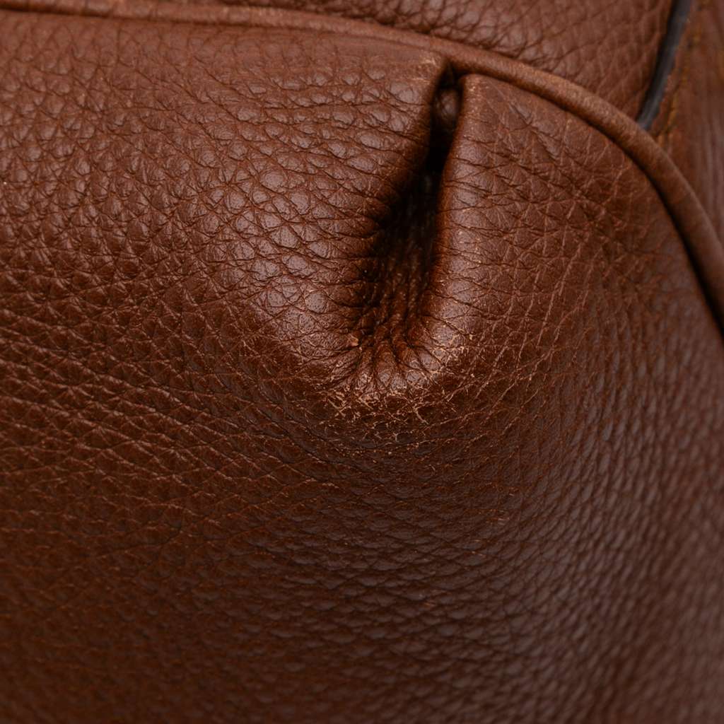 Gucci Medium Leather Ride Top Handle Bag - Image 11