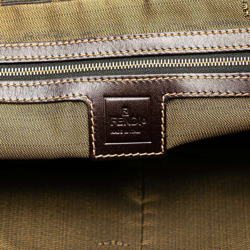 Fendi Large Zucca Canvas Twins Tote - Detail 1