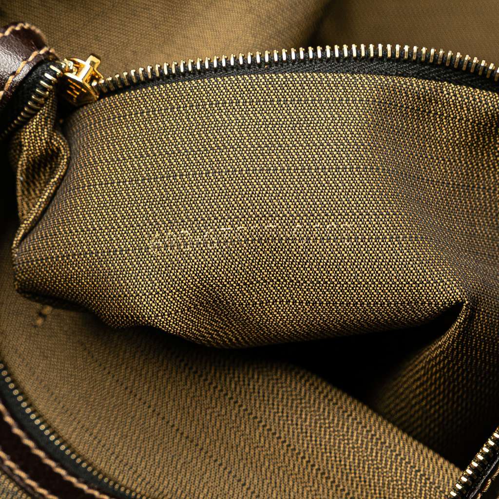 Fendi Large Zucca Canvas Twins Tote - Detail 2