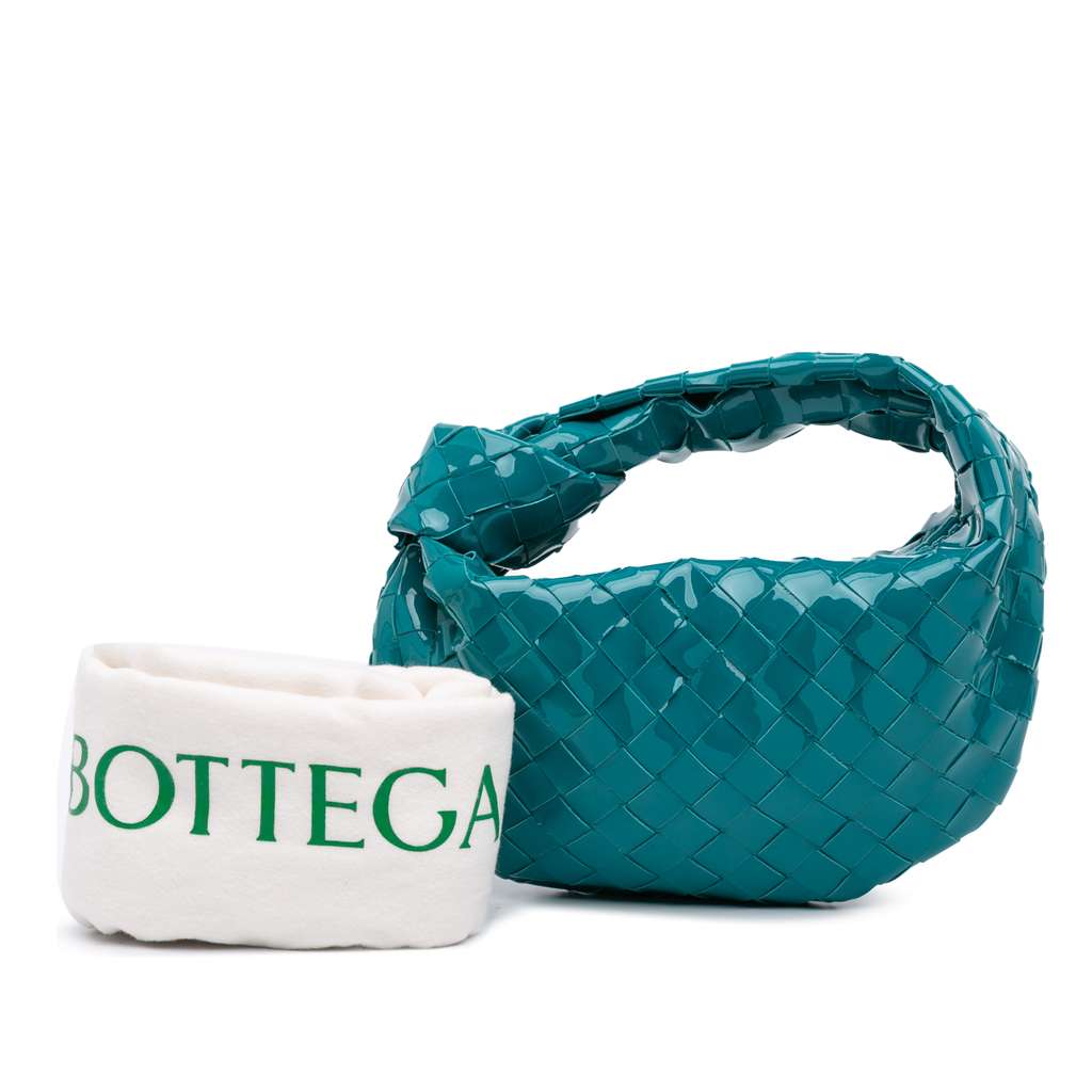 Bottega Veneta Mini Patent Intrecciato Jodie - Image 13