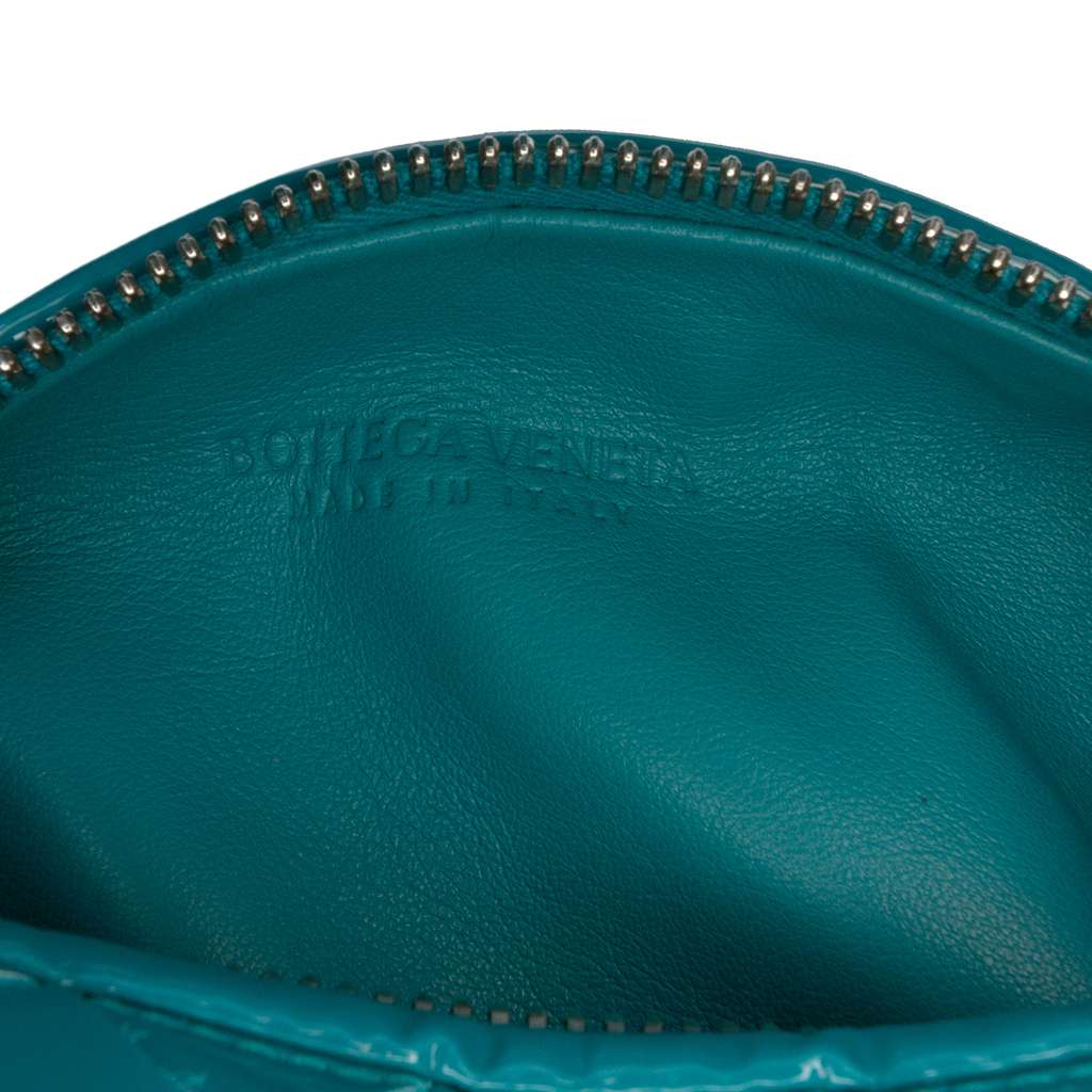 Bottega Veneta Mini Patent Intrecciato Jodie - Side view