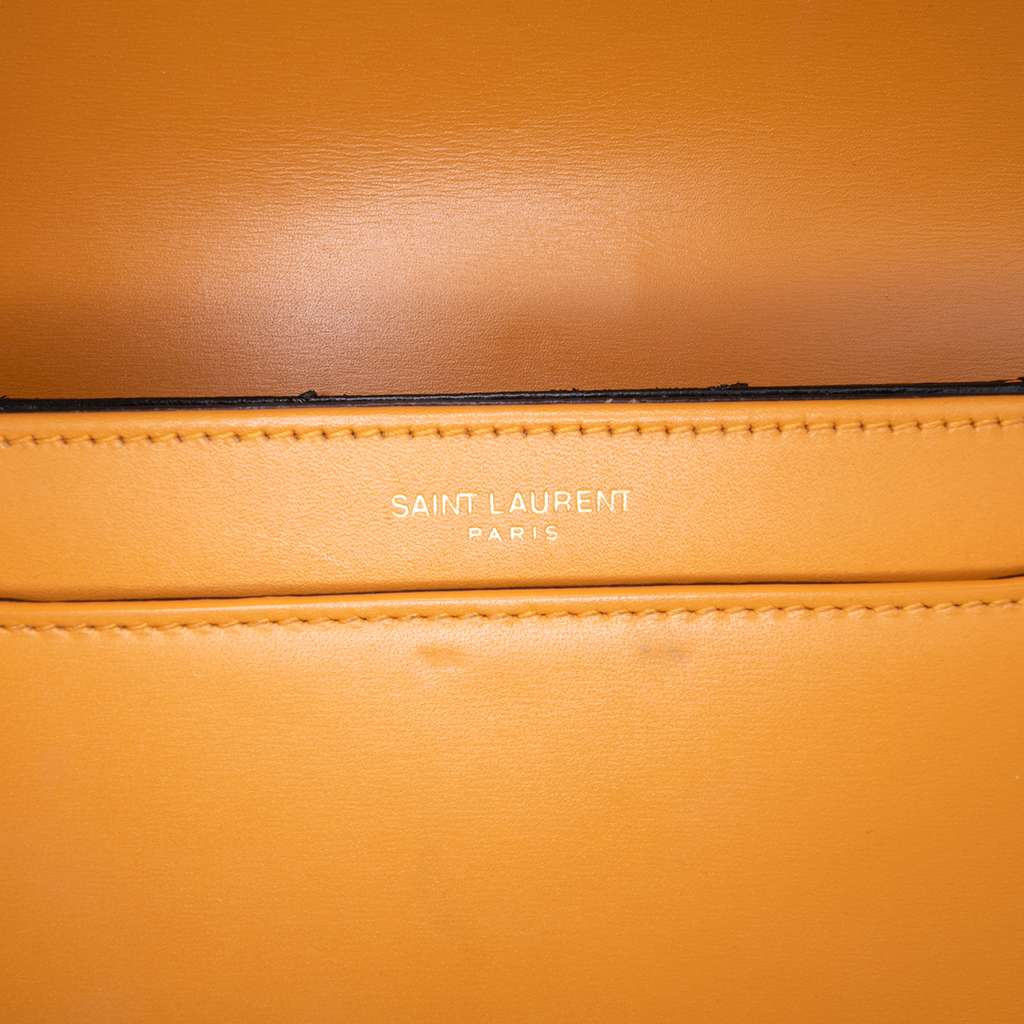 Saint Laurent Small Calfskin Solferino Satchel In Box - Side view