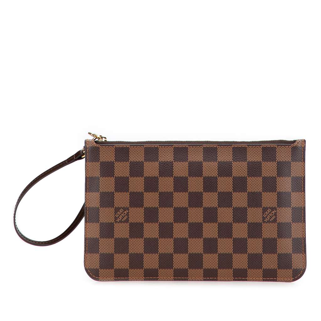 Louis Vuitton Damier Ebene Neverfull Pouch MM