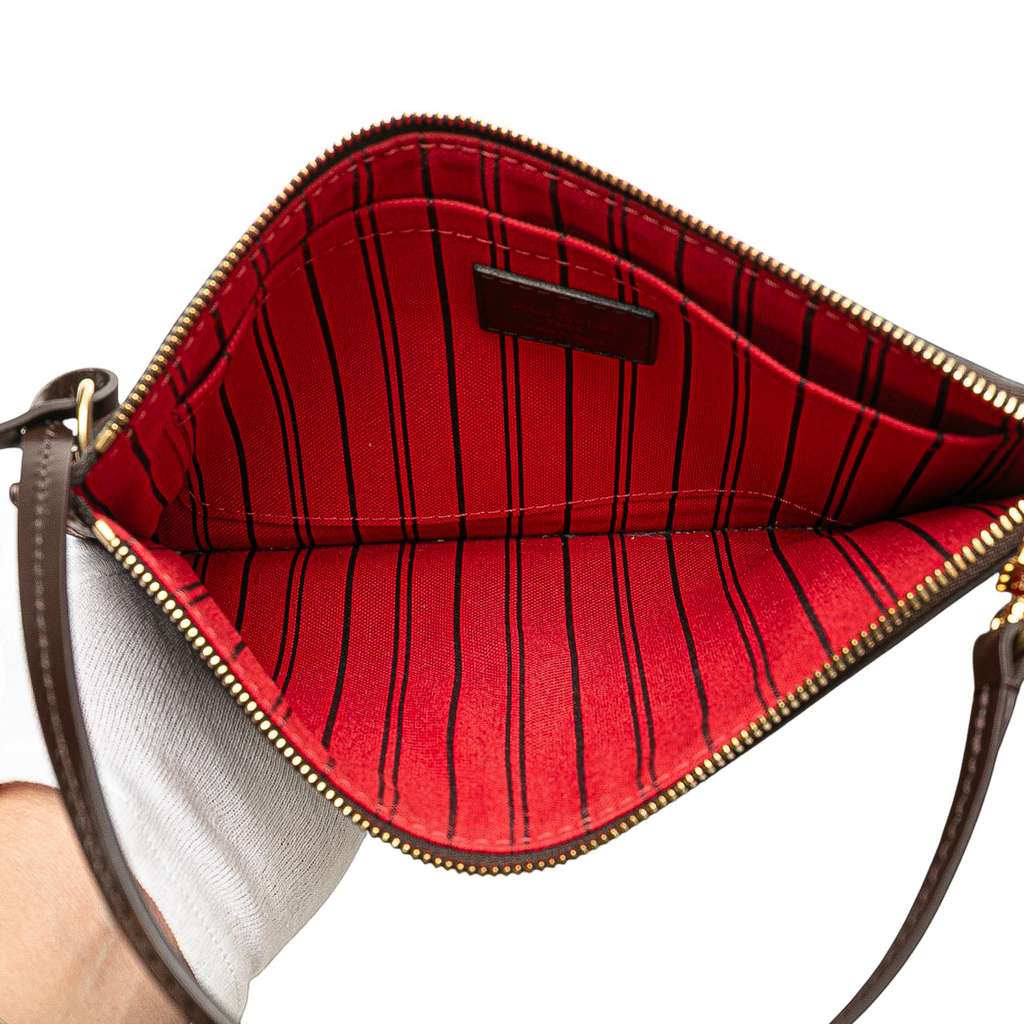 Louis Vuitton Damier Ebene Neverfull Pouch MM - 4