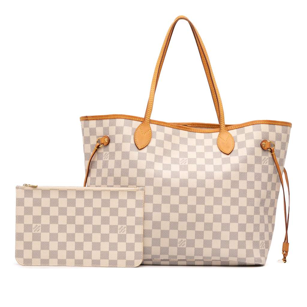 Louis Vuitton Damier Azur Neverfull MM - Image 13
