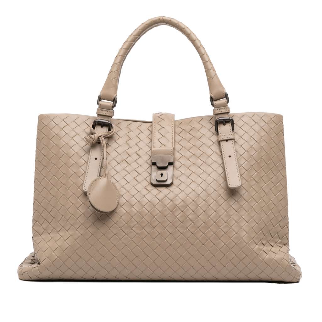 Bottega Veneta Medium Nappa Intrecciato Roma Tote