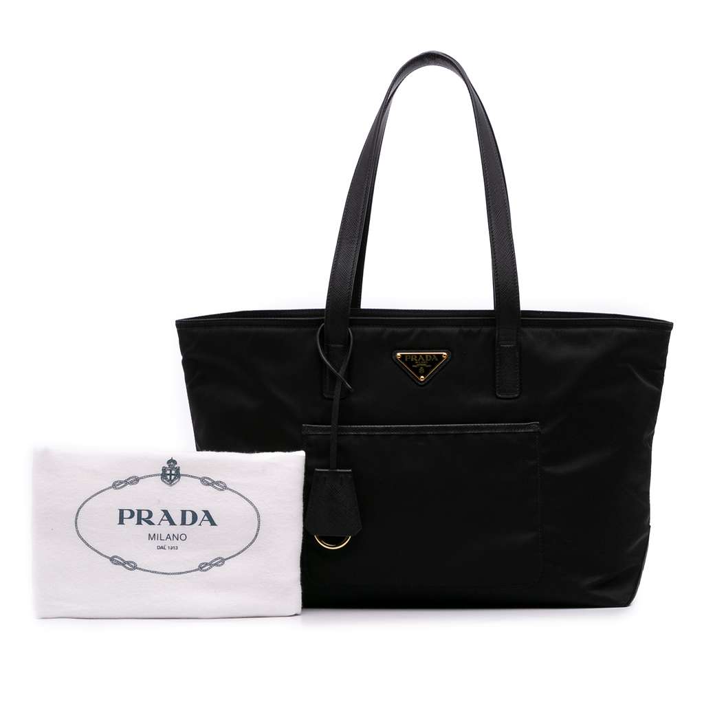 Prada Medium Saffiano Trimmed Re Nylon Re Edition 1978 Tote - Image 14