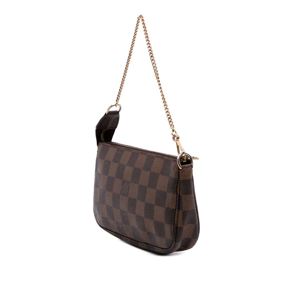 Louis Vuitton Damier Ebene Mini Pochette Accessoires - Back view