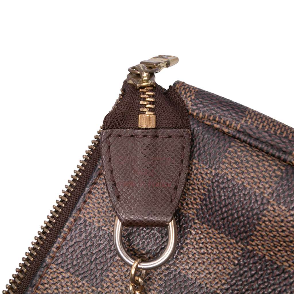 Louis Vuitton Damier Ebene Mini Pochette Accessoires - Side view
