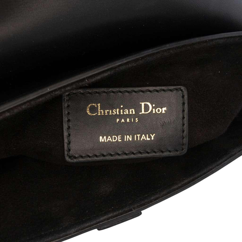 Dior Mini Smooth Calfskin Saddle Bag - Side view
