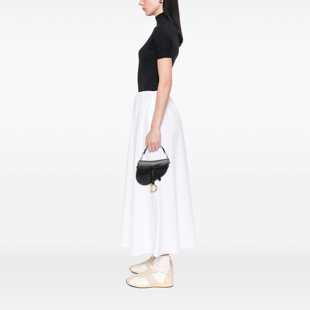 Dior Mini Smooth Calfskin Saddle Bag - Image 12
