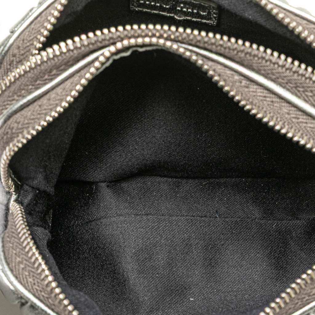 Miu Miu Nappa Matelasse Double Zip Clutch - Side view