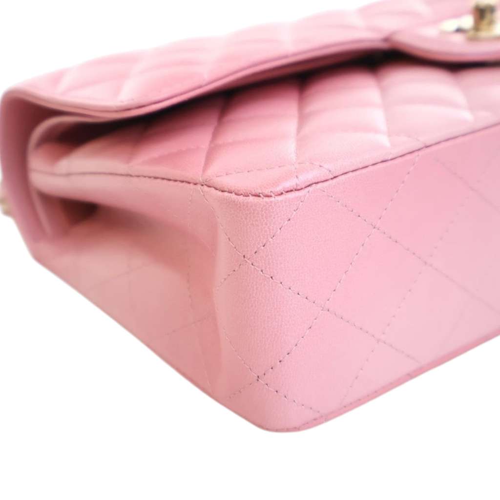 Chanel Medium Classic Iridescent Lambskin Double Flap - Image 11