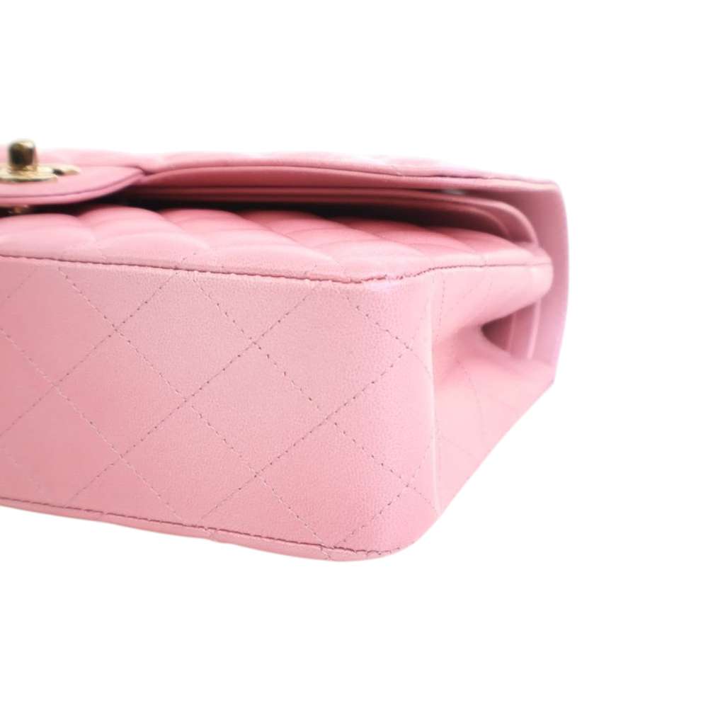 Chanel Medium Classic Iridescent Lambskin Double Flap - Image 12