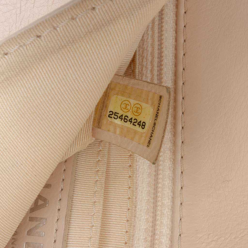 Chanel Quilted Calfskin Chain Embossed Flap - Detail 1