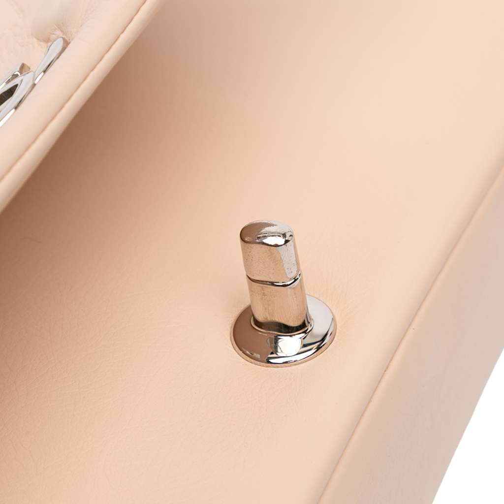 Chanel Quilted Calfskin Chain Embossed Flap - Detail 2