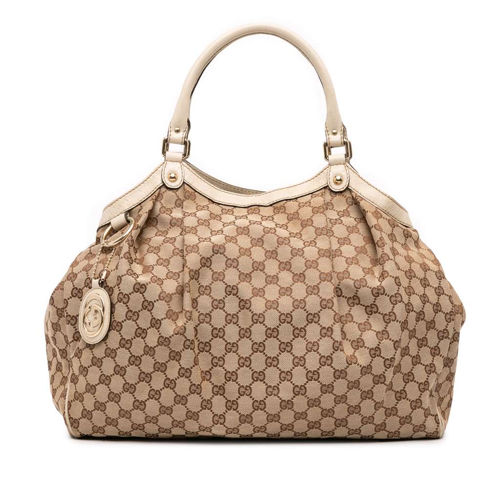 Gucci Large GG Canvas Sukey Tote