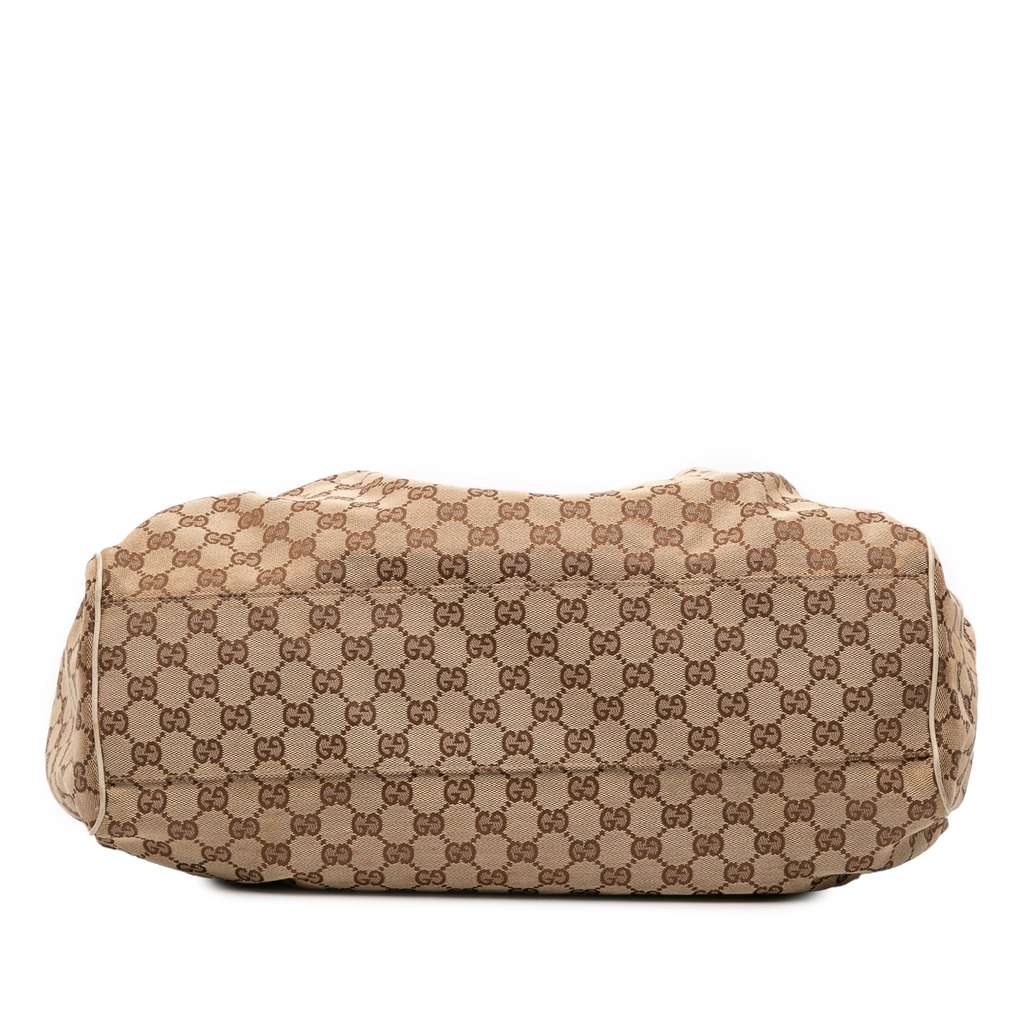 Gucci Large GG Canvas Sukey Tote - Image 6