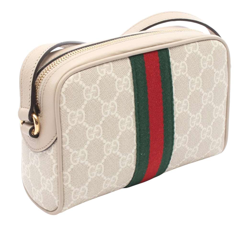 Gucci Mini GG Supreme Web Ophidia Crossbody - Back view