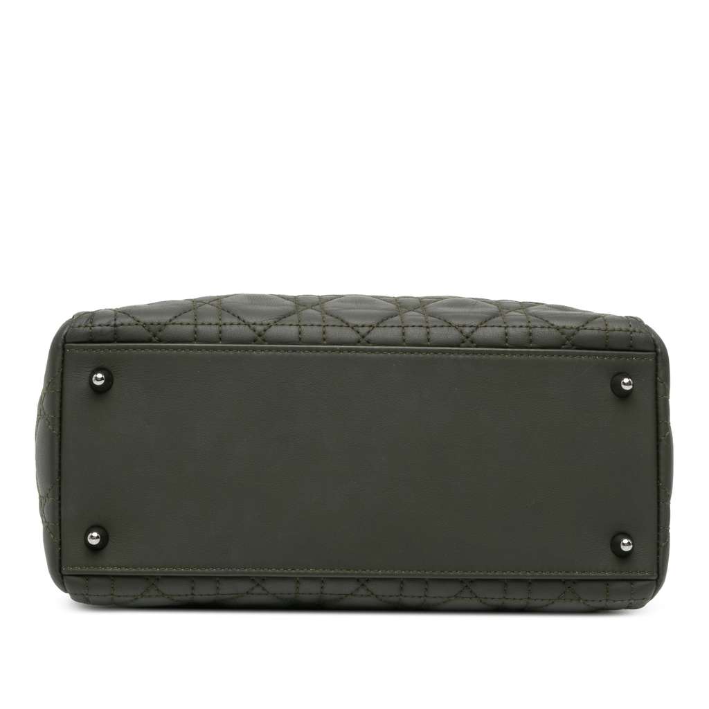 Dior Medium Lambskin Cannage Lady Dior - 3