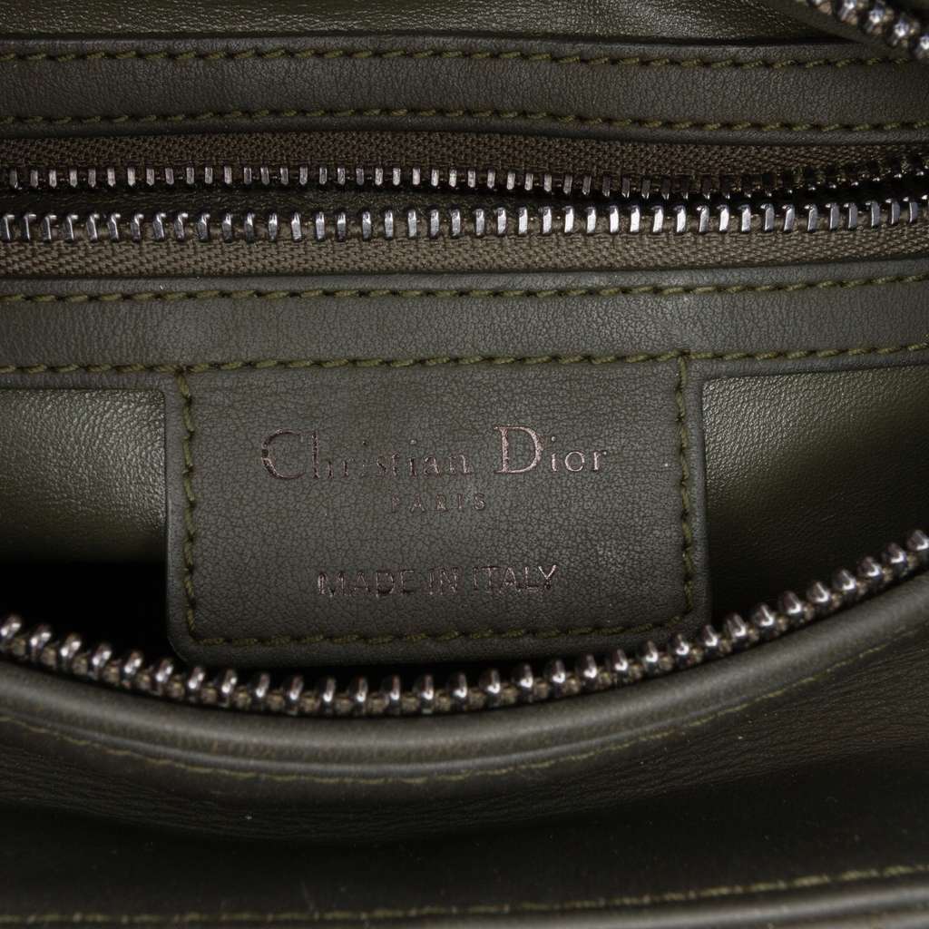 Dior Medium Lambskin Cannage Lady Dior - 5