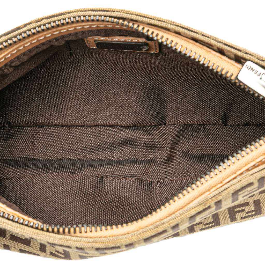 Fendi Zucchino Canvas Pochette - 4