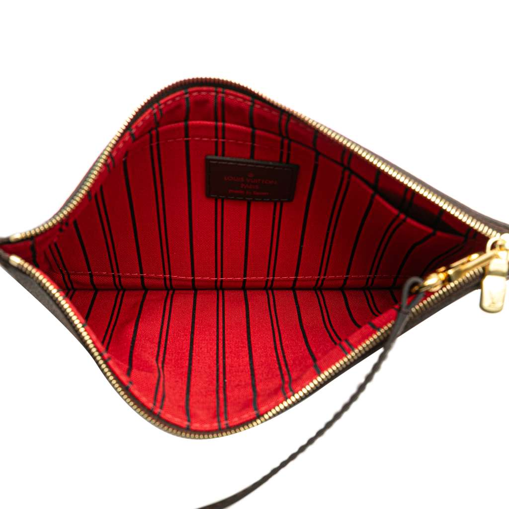 Louis Vuitton Damier Ebene Neverfull Pouch MM - 4