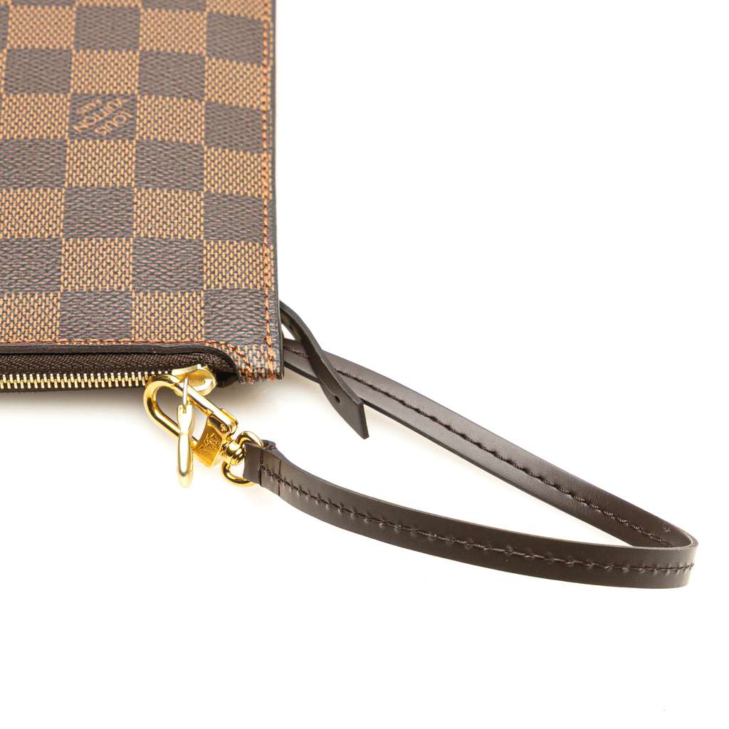 Louis Vuitton Damier Ebene Neverfull Pouch MM - Image 10
