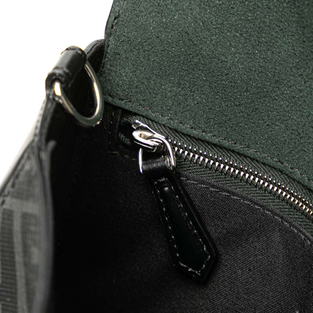 Fendi Leather and Coated Canvas FF Squared Compact Bag - Detail 2