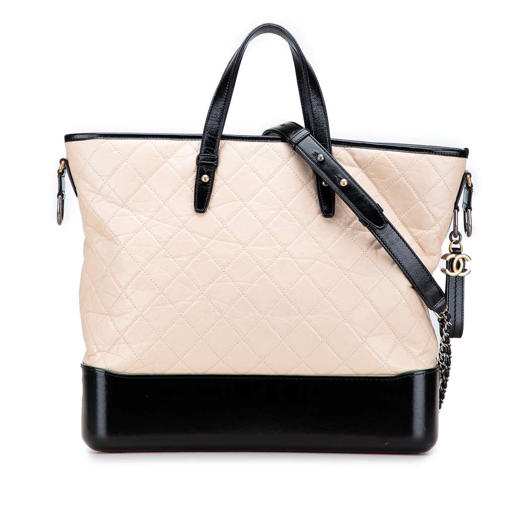 Chanel Large Aged Calfskin Gabrielle Shopping Tote