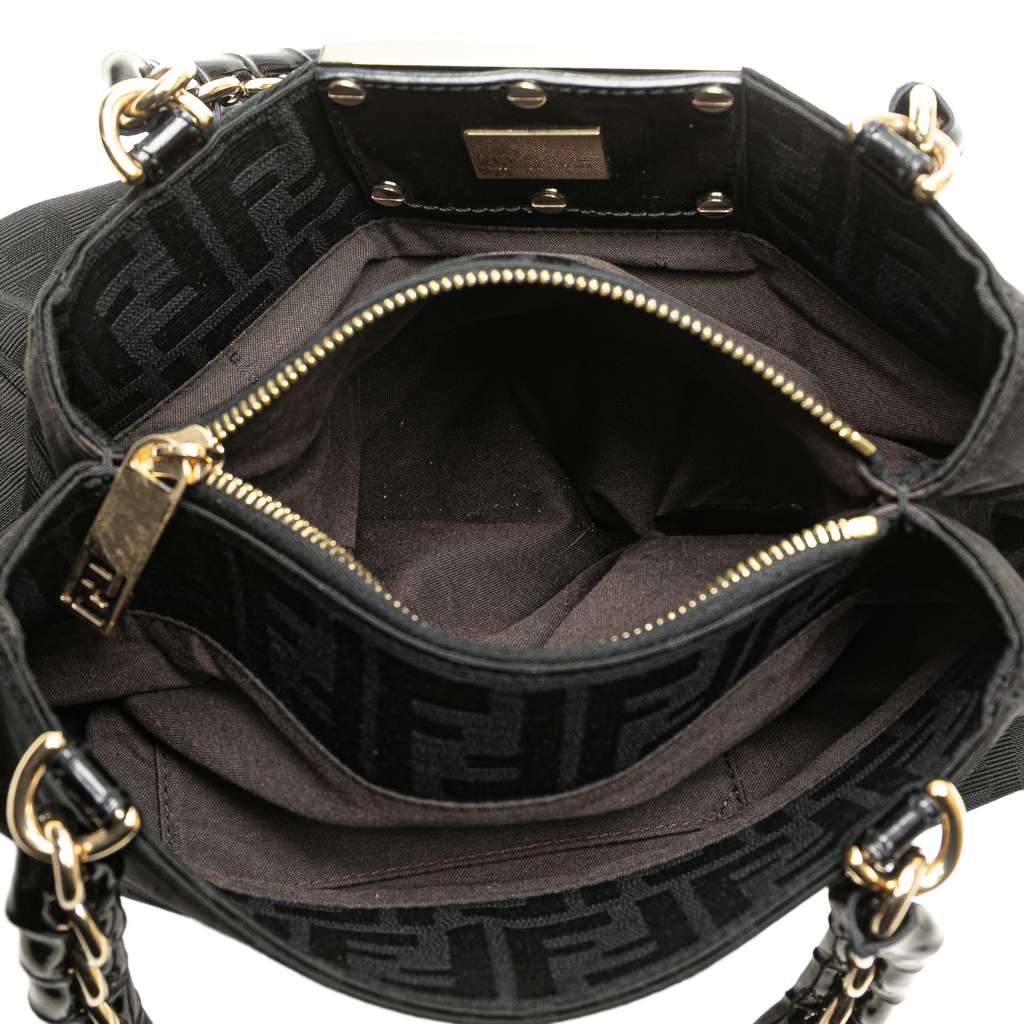Fendi Small Zucca Canvas Mia Chain Tote - 4