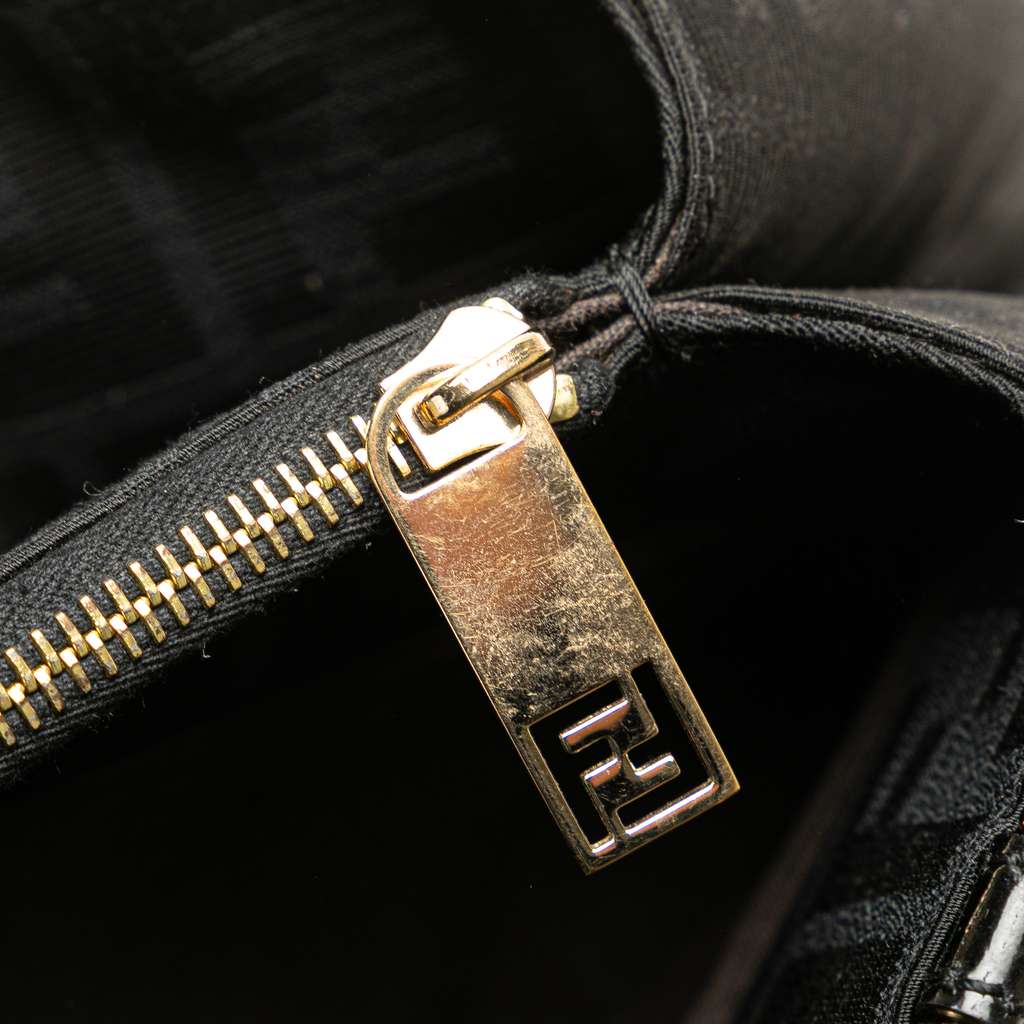 Fendi Small Zucca Canvas Mia Chain Tote - Detail 2