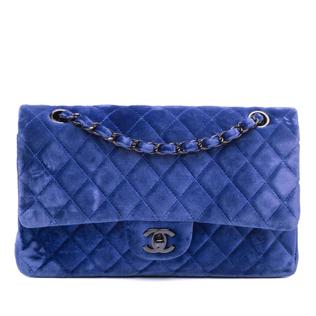 Chanel Medium Classic Velvet Double Flap