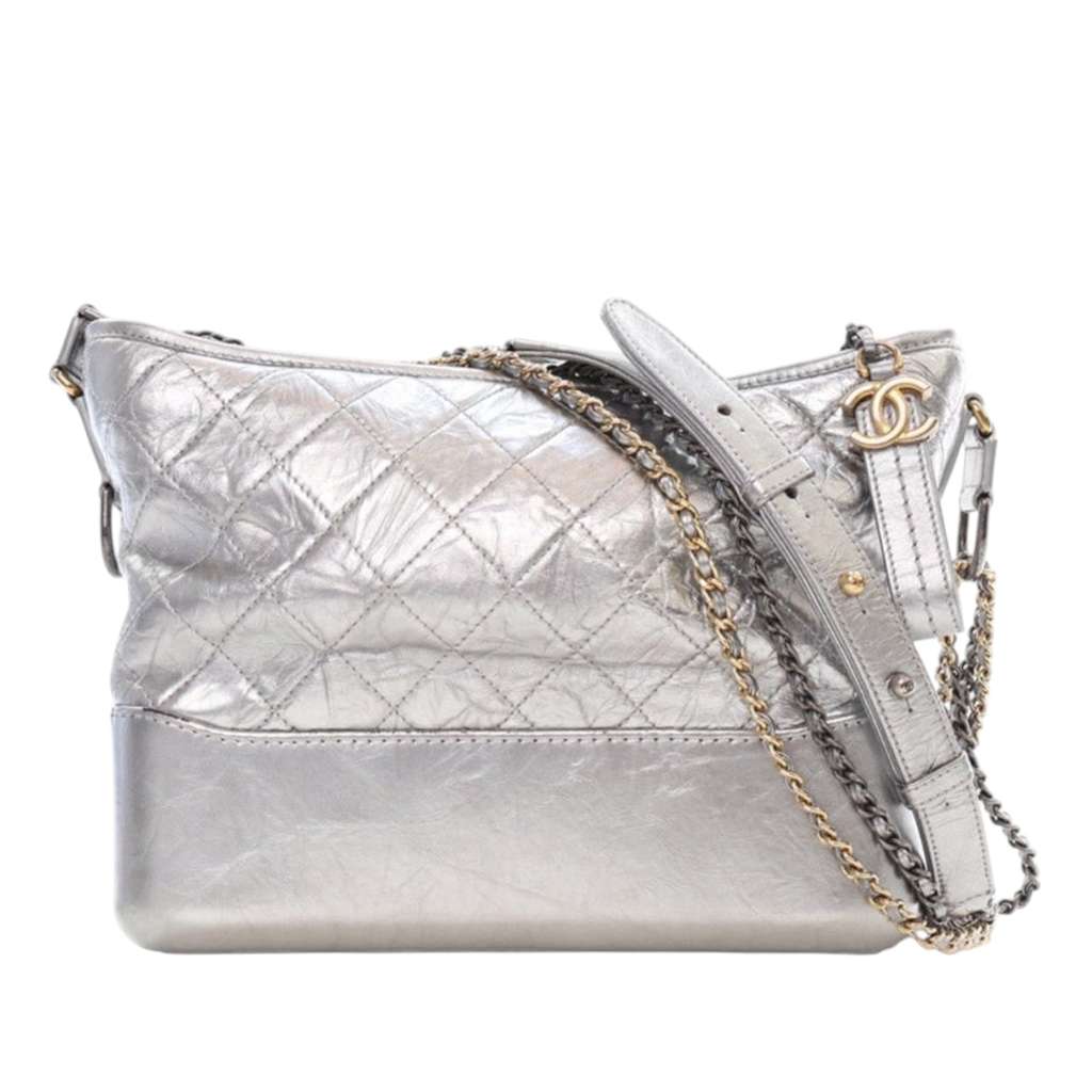 Chanel Medium Metallic Aged Calfskin Gabrielle Crossbody