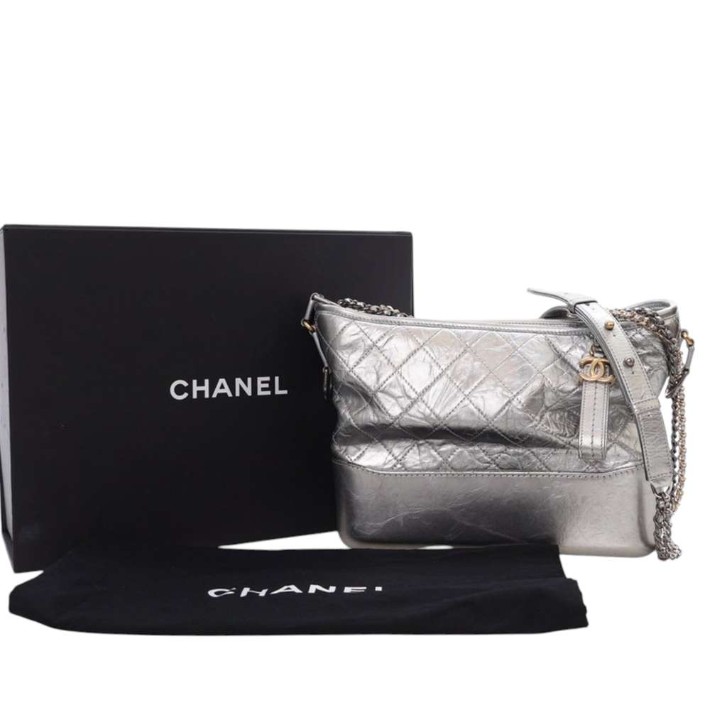 Chanel Medium Metallic Aged Calfskin Gabrielle Crossbody - Image 13
