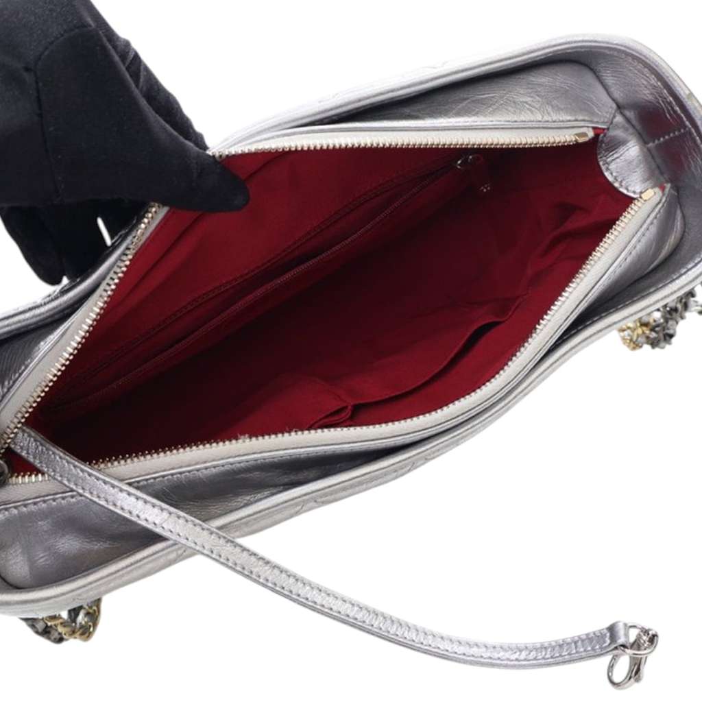 Chanel Medium Metallic Aged Calfskin Gabrielle Crossbody - 4