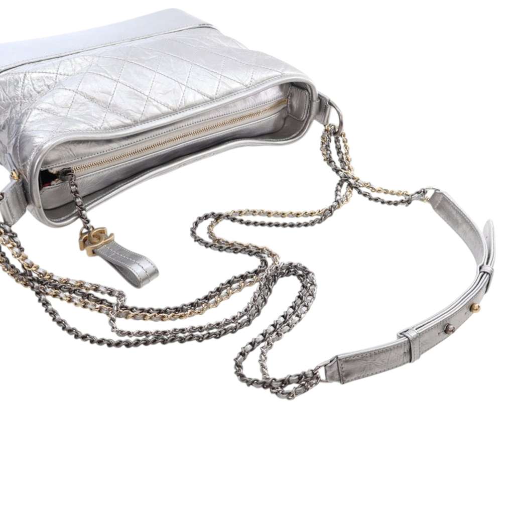 Chanel Medium Metallic Aged Calfskin Gabrielle Crossbody - Image 12