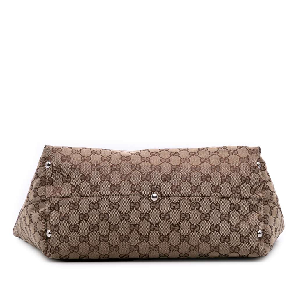 Gucci Medium GG Canvas Icon Bit Tote - Image 6