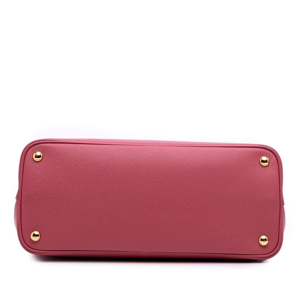 Prada Medium Saffiano Cuir Double Satchel - Image 6